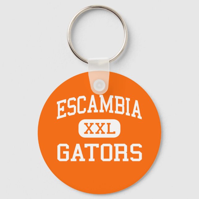 Escambia - Gators - High - Pensacola Florida Keychain (Front)