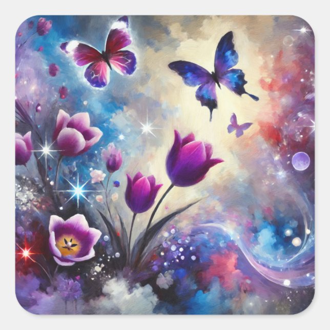 Escape Ethéé Square Sticker (Front)