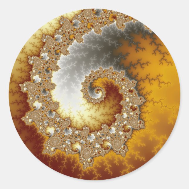 Escape - Fractal Sticker (Front)