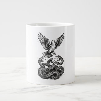 Escape & Freedom: Dove Rising Giant Coffee Mug