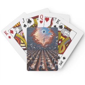 Escape from the Matrix: Surreal Exam Room Poker Cards