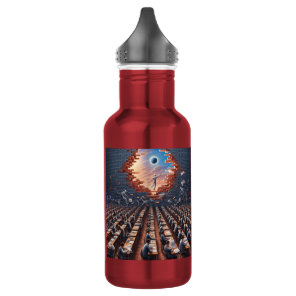 Escape from the Matrix: Surreal Exam Room Stainless Steel Water Bottle