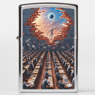 Escape from the Matrix: Surreal Exam Room Zippo Lighter