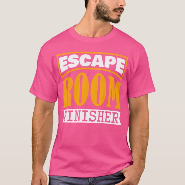 Escape Game Joke Escape Room retro T-Shirt (Front)