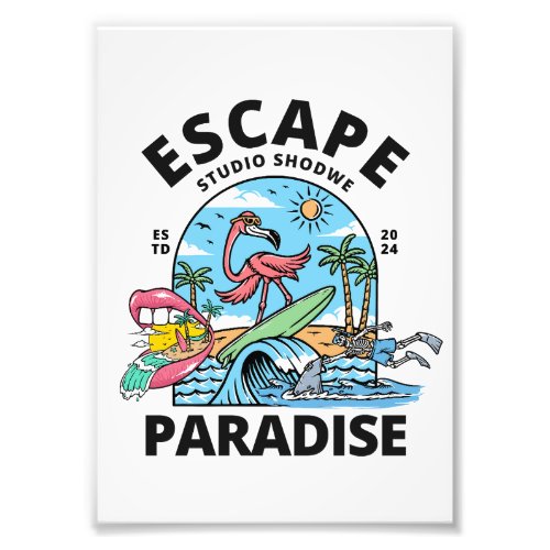 Escape Paradise Photo Print