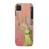 "Escape Plan" iphone hard case with silicone wrap (Back Left)