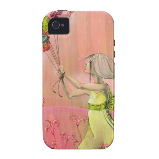 "Escape Plan" iphone hard case with silicone wrap (Back)