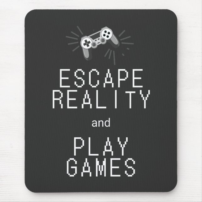 Escape Reality Play Games Retro Mouse Pad (Front)