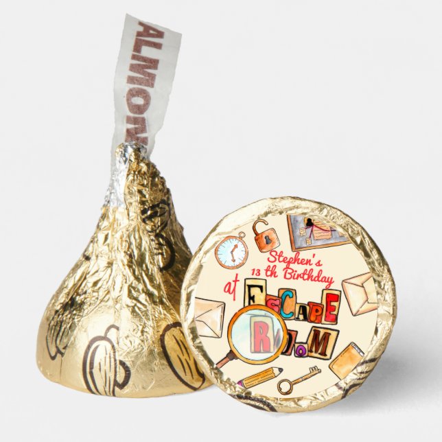Escape room birthday hershey®'s kisses® (Front)