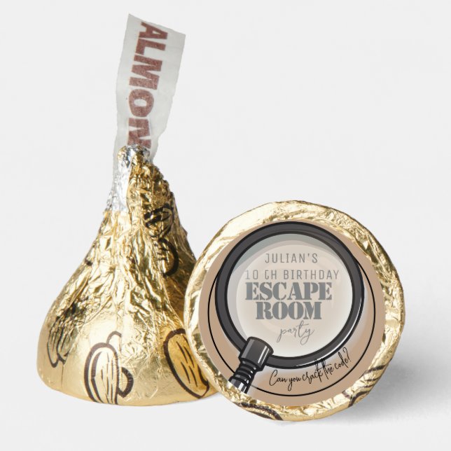 Escape room birthday party hershey®'s kisses® (Front)