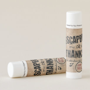 Escape Room Birthday Party Thank You Favor Lip Balm