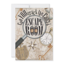 Escape Room Game Personalized Birthday Party