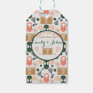 Escape Room Gender Reveal Baby Shower Gift Tags