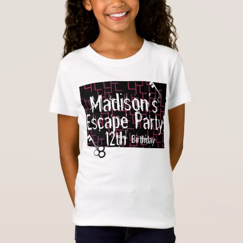Escape Room Maze Birthday Party   T_Shirt