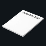 "Escape Room" Note Pad<br><div class="desc">Fun for clues or party favors for an awesome "Escape Room Party! Can say whatever you like!</div>