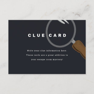 clue room cards