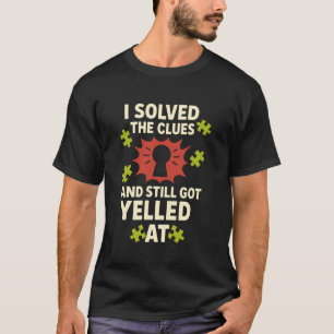 Escape Room Puzzle Squad Captain Crew Enthusiast T T-Shirt