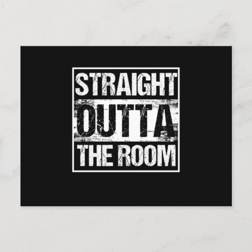 Escape Room Space Out Puzzle Gift Straight Outta T Postcard