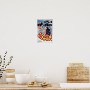 Escape To Paradise Lady of The Tropics Poster