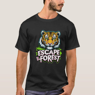 Escape to the Forest Tiger  T-Shirt