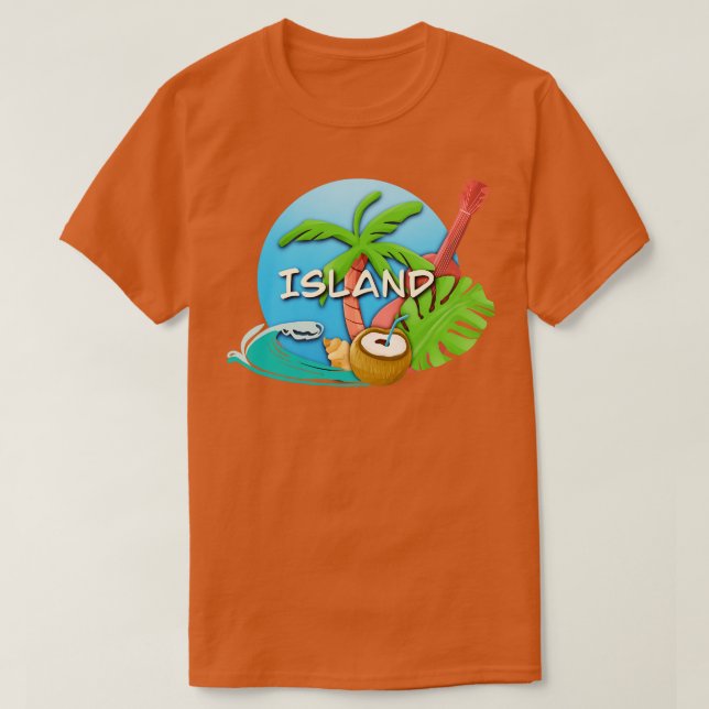 Escape to your dream island TShirt (Design Front)