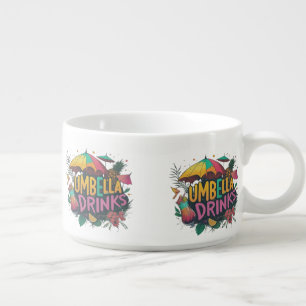 Escape with a Sip: Umbrella Drinks Bowl
