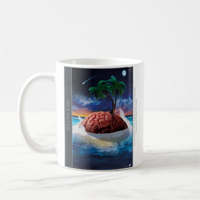 Escapism Coffee Mug (Left)