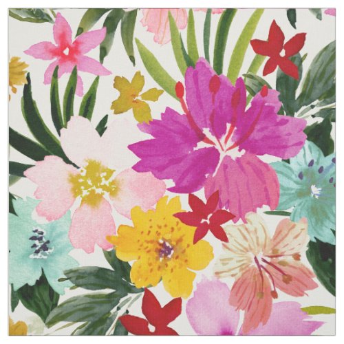 ESCAPISM Tropical Floral Fabric