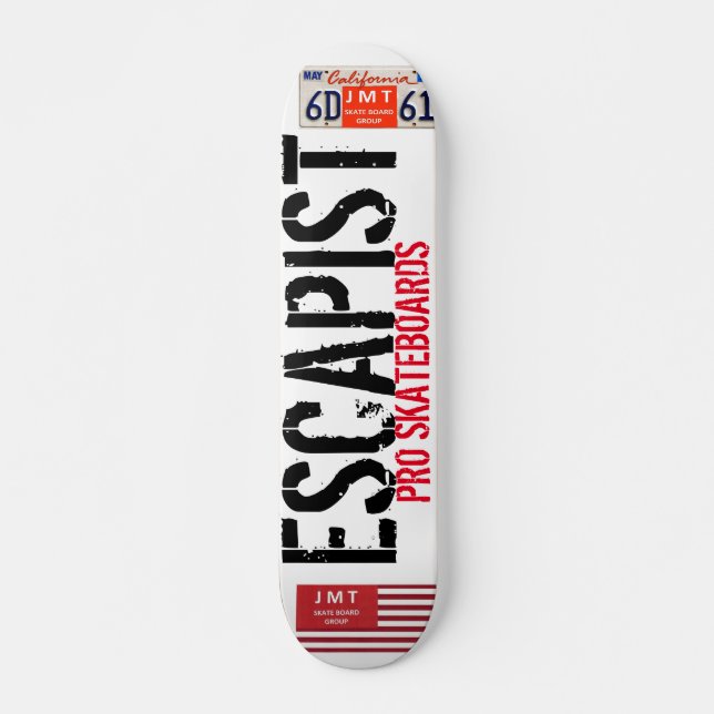 ESCAPIST Skateboard, 7¾" Deck (Front)