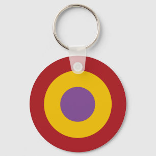Escarapela guerra civil, Spanish civil war roundel Keychain