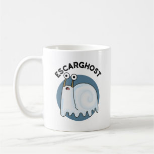 Escarghost Funny French Ghost Snail Pun Coffee Mug