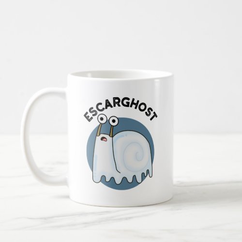 Escarghost Funny French Ghost Snail Pun Coffee Mug