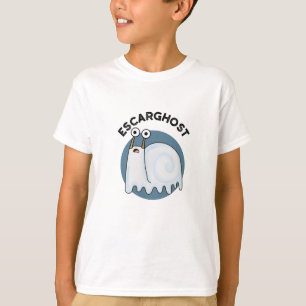 Escarghost Funny French Ghost Snail Pun T-Shirt