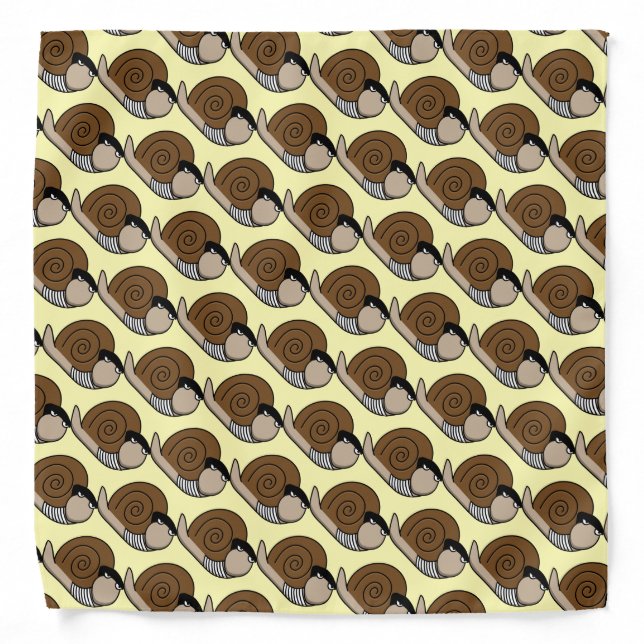 Escargot - French Snail Bandana (Front)
