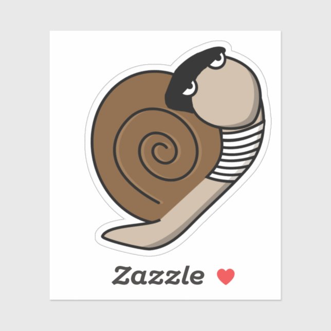 Escargot French Snail Sticker (Sheet)