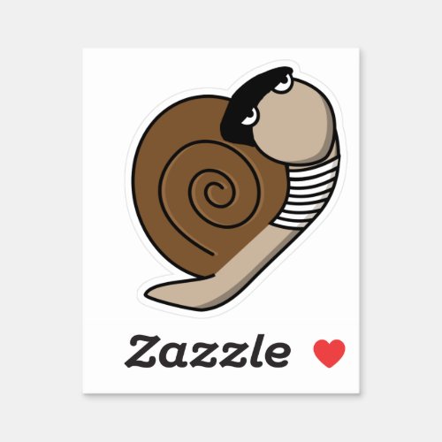 Escargot French Snail Sticker