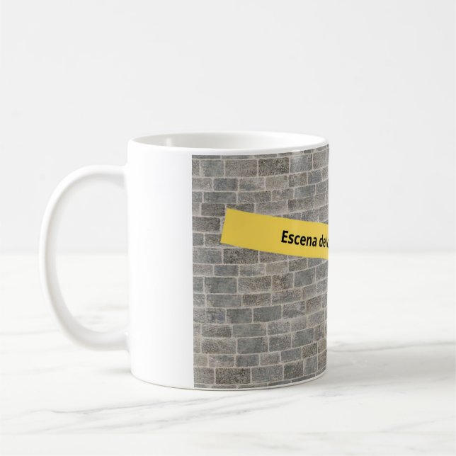 Escena del crimen coffee mug (Left)