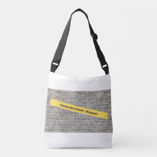 Escena del crimen crossbody bag