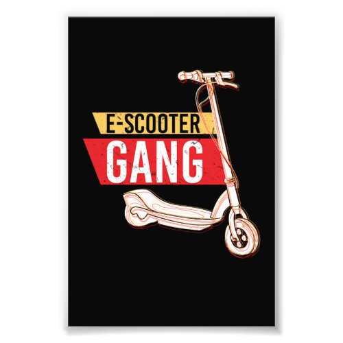 EScooter Gang Scooter Photo Print