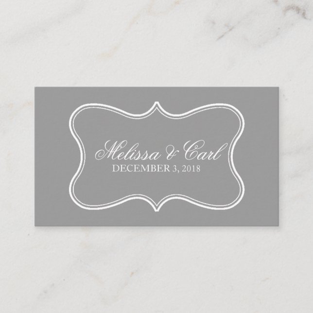 Escort Card | Featured (Front)