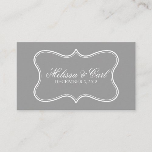 Escort Card | Featured Business Cards