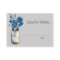 Escort Seating Card Wild Flowers & Mason Jar