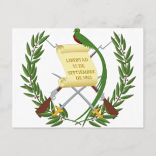Escudo de armas de Guatemala - Coat of arms Postcard