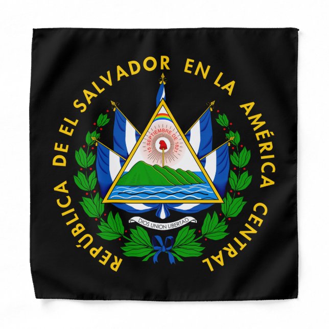 Escudo de El Salvador Bandana (Front)