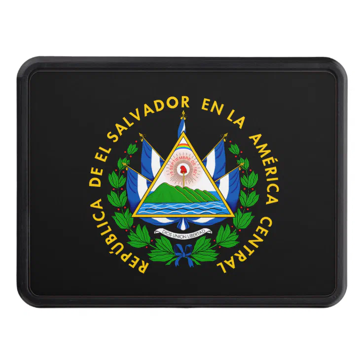 Escudo de El Salvador Hitch Cover | Zazzle