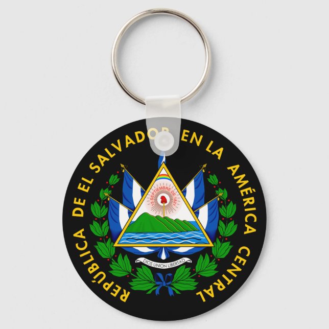 Escudo de El Salvador Keychain (Front)