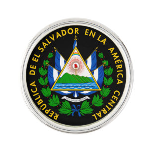 Escudo de El Salvador Lapel Pin