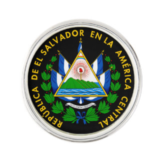 Escudo de El Salvador Lapel Pin