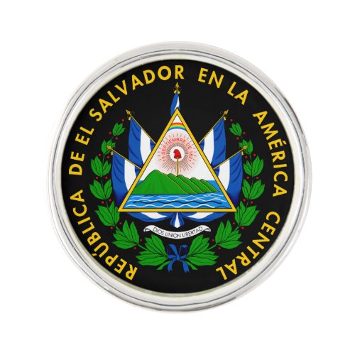 Escudo de El Salvador Lapel Pin