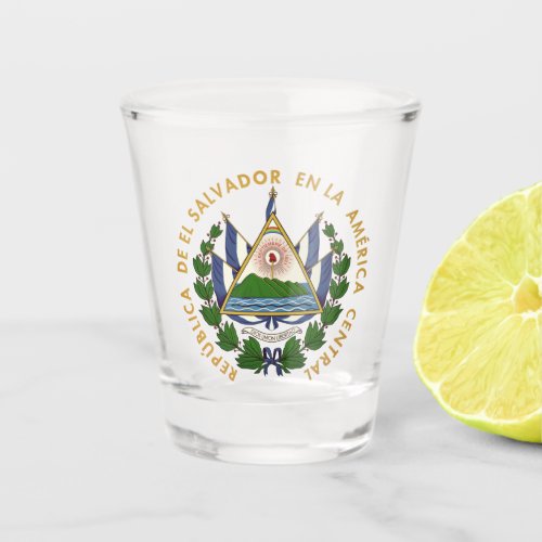 Escudo de El Salvador Shot Glass